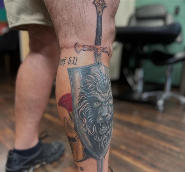 Tattoo work by David Justice