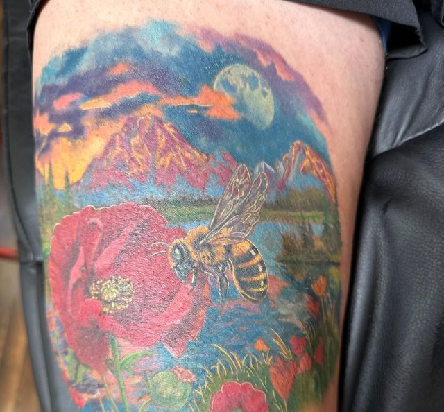 Tattoo work by David Justice