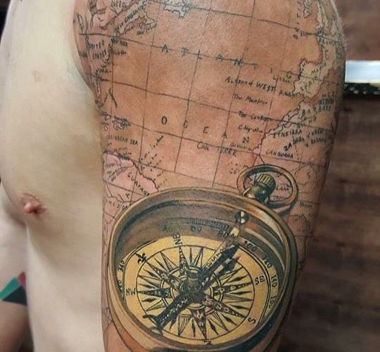 Tattoo work by David Justice
