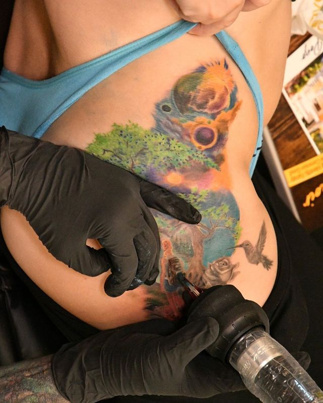 Tattoo work by David Justice