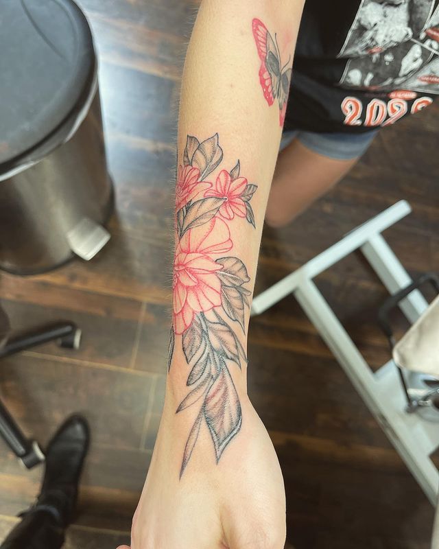 Tattoo work by Shelby Justice