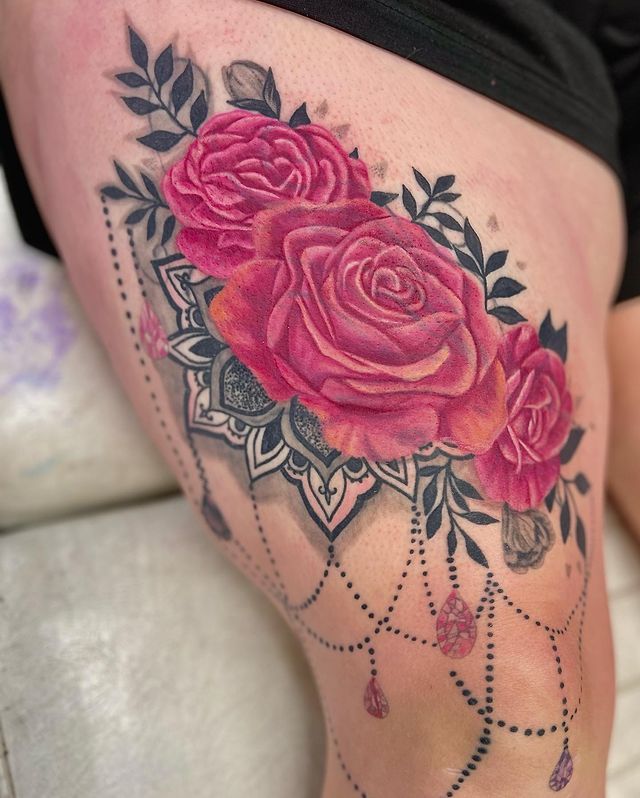 Tattoo work by Shelby Justice